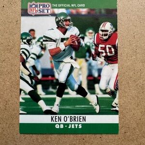 1990 Pro Set Ken O'Brien New York Jets Football Card